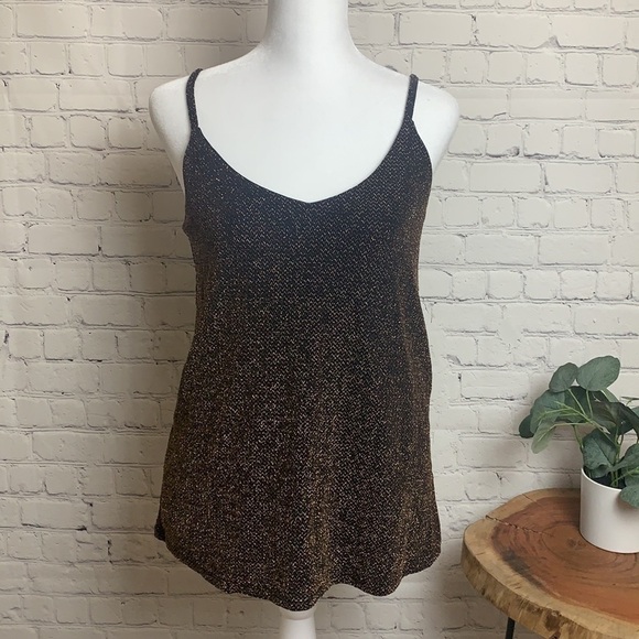 Vintage Gold Tank Blouse - Picture 1 of 12